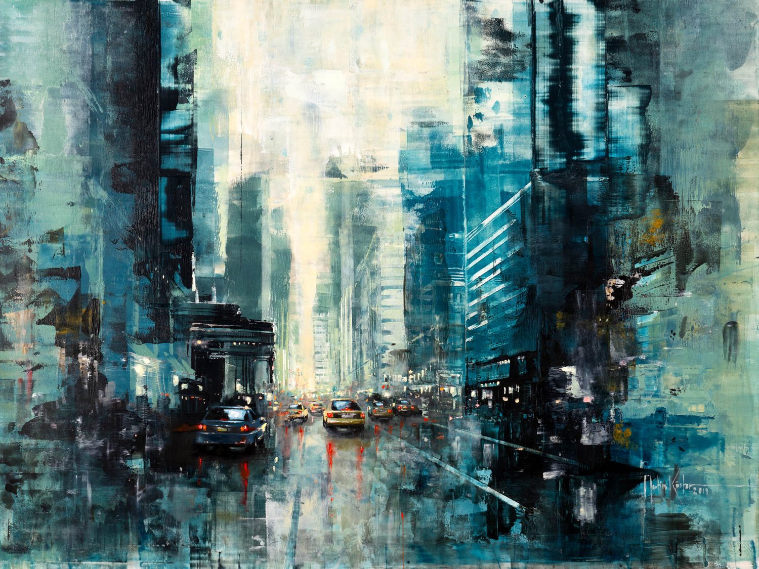 Cityscape, Martin Köster, Oilapinting, Hong Kong Painting